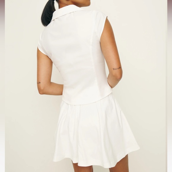 Reformation Chrissa Two Piece in White *NEW* - Picture 3 of 6